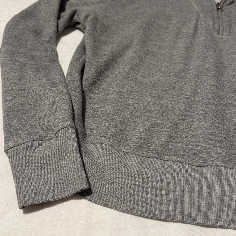 NILI LOTAN Gray Quarter-Zip Sweatshirt XS - Picture 3 of 6